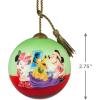 Hallmark Disney Mickey and Friends Ne’Qwa Art Christmas Ornament, Hand-Painted Glass, Gifts for Disney Fans