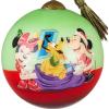 Hallmark Disney Mickey and Friends Ne’Qwa Art Christmas Ornament, Hand-Painted Glass, Gifts for Disney Fans