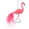 Hallmark Flamingo on Roller Skates Christmas Ornament