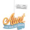 Hallmark Grandma Photo Holder 2024 Christmas Ornament(Cool Aunt Word Art)