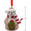 Hallmark Jolly Sloth Christmas Ornament, Multicolor (0001HGO2887)(Sloth)