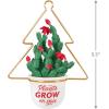 Hallmark Keepsake Christmas Ornament 2024, Let It Grow! Papercraft, Gifts for Nature Lovers(Plants Grow on You)