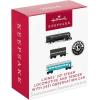 Hallmark Keepsake Christmas Ornament 2024, Lionel Union Pacific Rotary Bathtub Gondola, Metal, Gifts for Train Lovers(Lionel 221 Steam Locomotive and Tender with 2431 Observation Car)