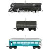 Hallmark Keepsake Christmas Ornament 2024, Lionel Union Pacific Rotary Bathtub Gondola, Metal, Gifts for Train Lovers(Lionel 221 Steam Locomotive and Tender with 2431 Observation Car)