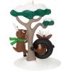 Hallmark Keepsake Christmas Ornament, A Snowy Surprise, Funny Gifts(Reindeer Antics)