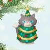 Hallmark Keepsake Christmas Ornament, Festive Feline, Funny Gifts(Festive Feline)