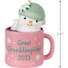 Hallmark Keepsake Christmas Ornament, Great-Granddaughter Cupcake 2025(2023 Great-Granddaughter)