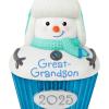 Hallmark Keepsake Christmas Ornament, Great-Granddaughter Cupcake 2025(2025 Great-Grandson)