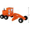 Hallmark Keepsake Christmas Ornament, Hasbro Tonka Road Grader, Metal, Gifts for Kids(Tonka Road Grader)