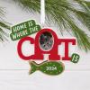 Hallmark Keepsake Christmas Ornament (Home is Where The Cat is, Photo Frame 2024)(Cat Photo Holder)