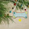 Hallmark Keepsake Christmas Ornament (Home is Where The Cat is, Photo Frame 2024)(I Love My Granddog)