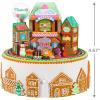Hallmark Keepsake Christmas Ornament, Keepsake Village Musical with Light and Motion(Gingerbread Village)
