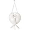 Hallmark Keepsake Christmas Ornament, Key to My Heart, Metal, Gifts for Couples(Lovebirds)