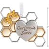 Hallmark Keepsake Christmas Ornament, Key to My Heart, Metal, Gifts for Couples(Our Love is Sweet)