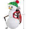 Hallmark Keepsake Christmas Ornament, Make Your Move, Gifts for Chess Players(Jolly Golfer)