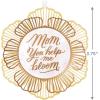 Hallmark Keepsake Christmas Ornament, Mom’s Love Shines, Metal, for Moms(Thank You Mom)