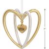 Hallmark Keepsake Christmas Ornament (Our First Christmas Heart 2024)(Double Heart 2024)