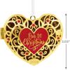 Hallmark Keepsake Christmas Ornament (Our First Christmas Heart 2024)(Heart Locket 2024)