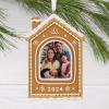 Hallmark Keepsake Christmas Ornament (Window Photo Frame 2024)(Gingerbread House 2024)