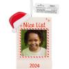Hallmark Keepsake Christmas Ornament (Window Photo Frame 2024)(Santa’s Nice List)