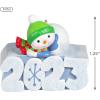 Hallmark Keepsake Mini Christmas Ornament (A Snowy 2025) 1.25″ Tiny Ornament for Tabletop Tree(A Snowy 2023)