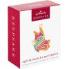 Hallmark Keepsake Mini Christmas Ornament (Bitty Bright Butterfly) 1.25″ Tiny Ornament for Tabletop Tree(Petite Paisley Butterfly)