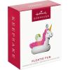 Hallmark Keepsake Mini Christmas Ornament (Sweet Lil’ Sushi) 1″ Tiny Ornament for Tabletop Tree(Floatie Fun)