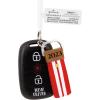 Hallmark New Driver Pastel Keychain 2023 Christmas Ornament(Striped 2023)