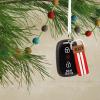 Hallmark New Driver Pastel Keychain 2023 Christmas Ornament(Striped 2023)