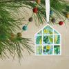 Hallmark Poinsettias Christmas Ornament, Fabric(Greenhouse)