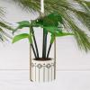 Hallmark Poinsettias Christmas Ornament, Fabric(Hanging Plant)