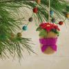 Hallmark Poinsettias Christmas Ornament, Fabric(Poinsettia)