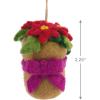 Hallmark Poinsettias Christmas Ornament, Fabric(Poinsettia)