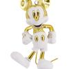 Hallmark Signature Christmas Ornament, Disney Mickey Mouse White and Gold Ornament, Ceramic, Gifts for Disney Fans