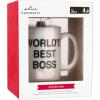 Hallmark The Office World’s Best Boss Coffee Mug Christmas Ornament (0002HCM9116)(Coffe Mug Glass)