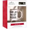 Hallmark The Office World’s Best Boss Coffee Mug Christmas Ornament (0002HCM9116)(Coffee Mug)