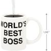 Hallmark The Office World’s Best Boss Coffee Mug Christmas Ornament (0002HCM9116)(Coffee Mug)