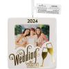 Hallmark Wedding Party Photo Holder 2024 Christmas Ornament