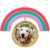 Hallmark Keepsake Christmas Ornament, in Our Hearts to Stay Paw Print Pet Photo Frame, Year-Dated 2025(2024 Pet Memorial)