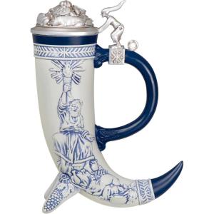 Hallmark Keepsake Christmas Ornament 2024, Cheers to Christmas, Wine Gifts(2024 Beer Stein)