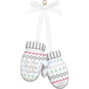 Hallmark Keepsake Christmas Ornament 2025, Our First Christmas Together 2025, Porcelain, Gifts for Couples(2025 Our First Christmas Together)