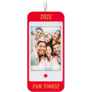 Hallmark Keepsake Christmas Ornament, A Moment to Remember 2025 Photo Frame, Gifts for Friends and Family(2025 A Moment to Remember)