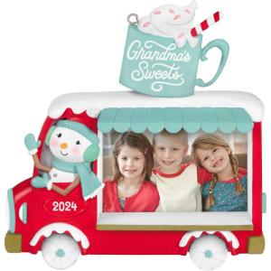 Hallmark Keepsake Christmas Ornament, Grandkids are So Sweet! Photo Frame, Gifts for Grandparents(2024 Grandma’s Sweets)