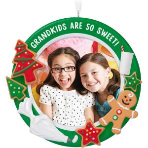 Hallmark Keepsake Christmas Ornament, Grandkids are So Sweet! Photo Frame, Gifts for Grandparents(2025 Grandkids are so Sweet)