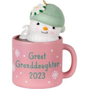 Hallmark Keepsake Christmas Ornament, Great-Granddaughter Cupcake 2025(2023 Great-Granddaughter)