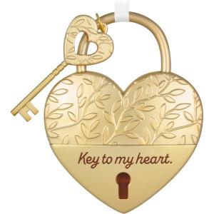 Hallmark Keepsake Christmas Ornament, Key to My Heart, Metal, Gifts for Couples(Key to my Heart)