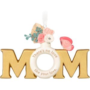 Hallmark Keepsake Christmas Ornament, Mom’s Love Shines, Metal, for Moms(Mom’s Love)