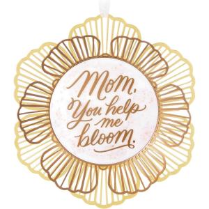 Hallmark Keepsake Christmas Ornament, Mom’s Love Shines, Metal, for Moms(Thank You Mom)