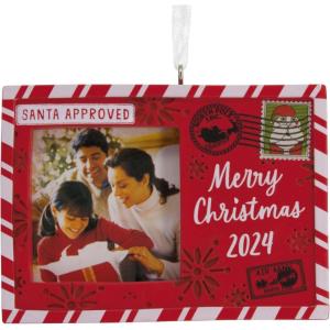 Hallmark Keepsake Christmas Ornament (Window Photo Frame 2024)(Christmas Letter)
