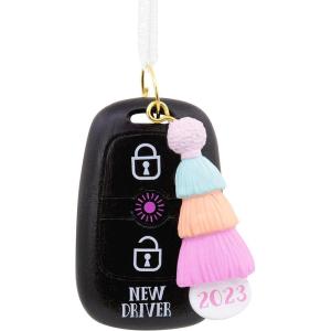 Hallmark New Driver Pastel Keychain 2023 Christmas Ornament(Pastel 2023)